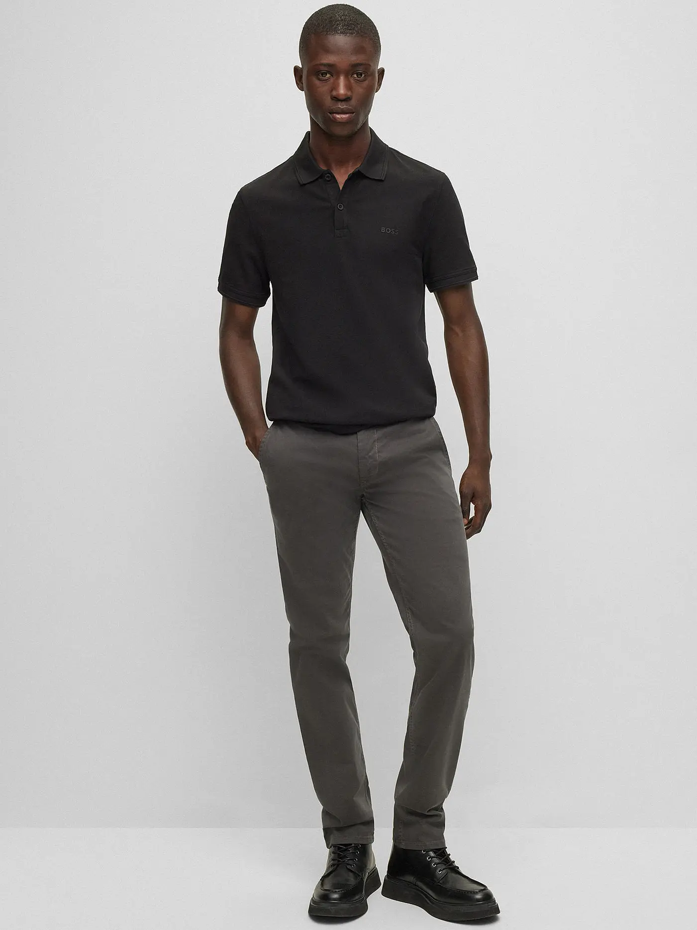 BOSS | Poloshirt Slim Fit PRIME | schwarz